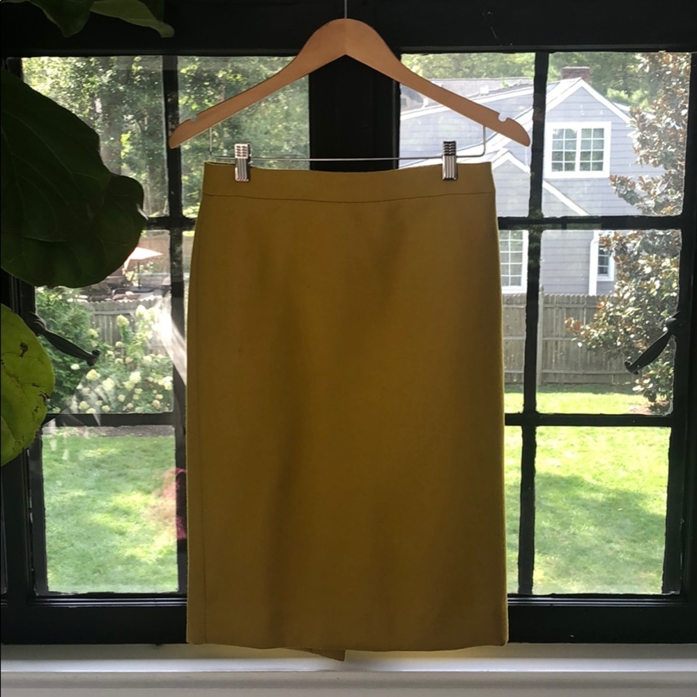 J. Crew Wool-Blend No. 2 Pencil Skirt